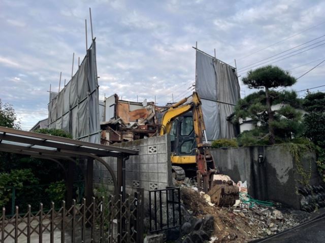 木造2階建て解体工事(東京都多摩市桜ヶ丘)　工事後の様子です。